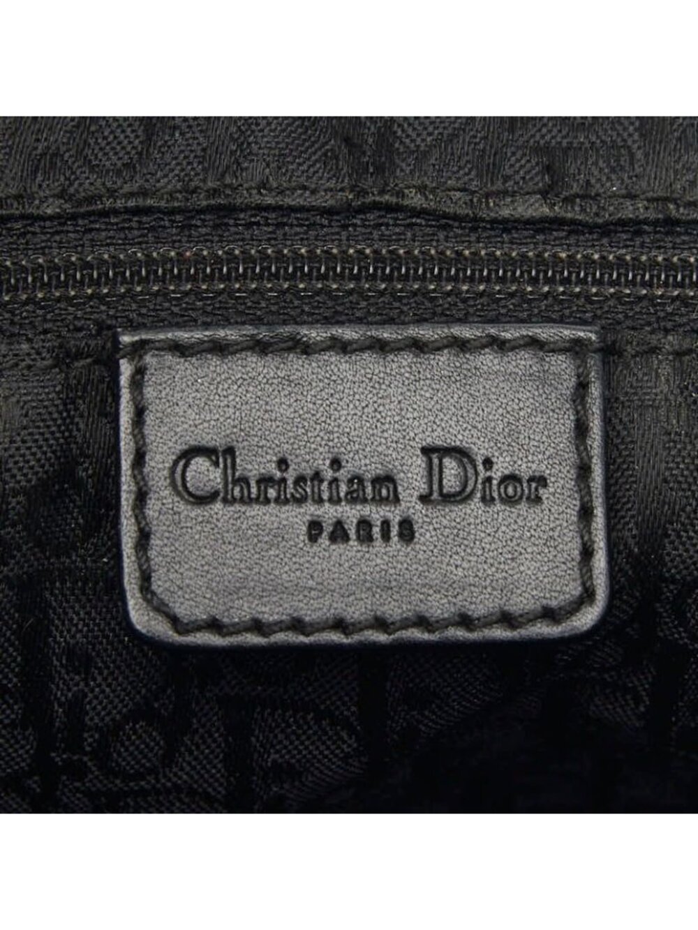 Dior Cannage Rasta Logo Charm Tote Black Leather - Picture 7 of 9